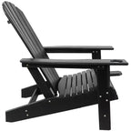 Sunnydaze Outdoor Lake Style Adirondack Chair with Cup Holder