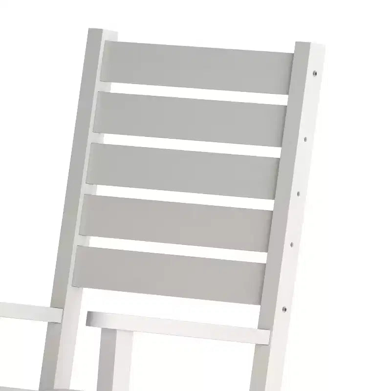 Merrick Lane Contemporary Rocking Chair, All-Weather HDPE Indoor/Outdoor Rocker