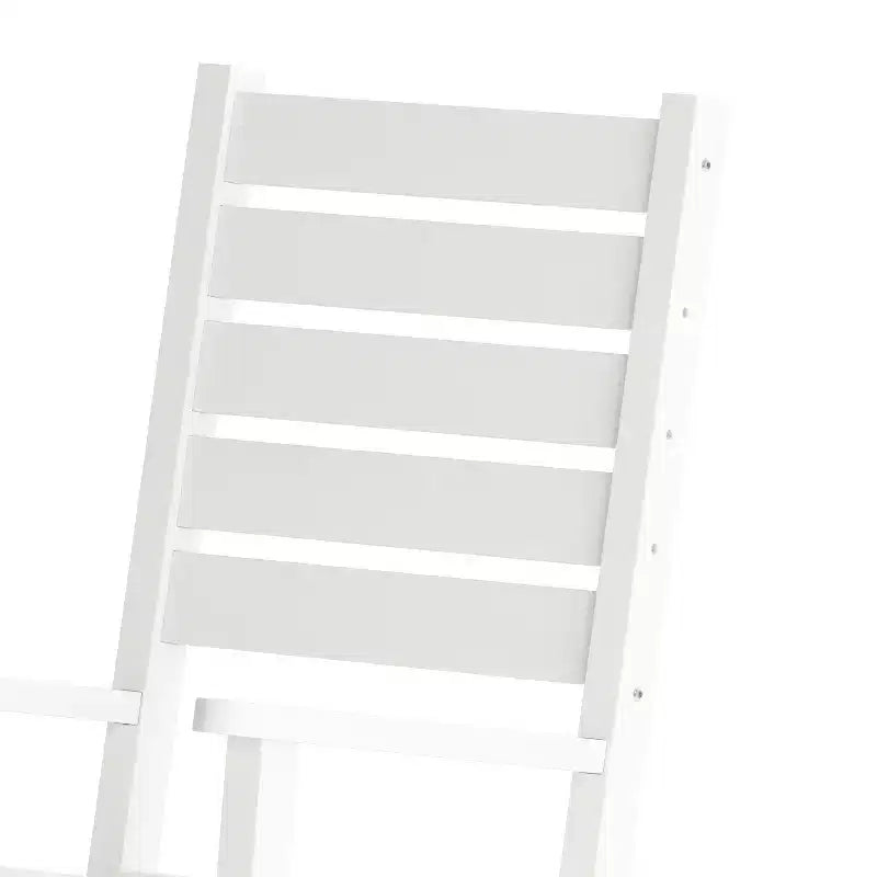 Sedia a Dondolo Contemporanea Manchester Flash Furniture, in HDPE per Interni ed Esterni