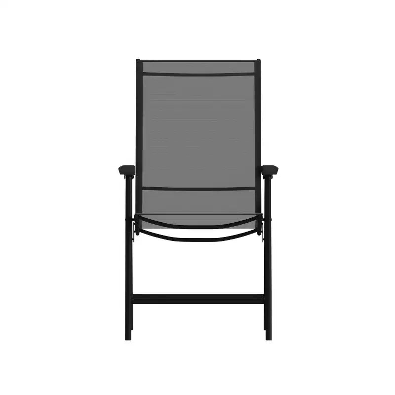 Flash Furniture Paladin Outdoor Folding Patio Sling Chair (2 Pack)