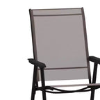 Flash Furniture Paladin Outdoor Folding Patio Sling Chair (2 Pack)