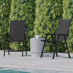 Flash Furniture Paladin Outdoor Folding Patio Sling Chair (2 Pack)