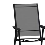 Flash Furniture Paladin Outdoor Folding Patio Sling Chair (2 Pack)