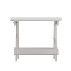 Tavolino laterale pieghevole per esterni Flash Furniture Halifax, tavolino laterale Adirondack portatile in HDPE per tutte le stagioni