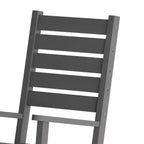 Flash Furniture Manchester Set of 2 Contemporary Rocking Chairs, All-Weather HDPE Indoor/Outdoor Rockers