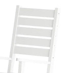 Flash Furniture Manchester Set of 2 Contemporary Rocking Chairs, All-Weather HDPE Indoor/Outdoor Rockers