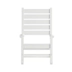 Flash Furniture Manchester Set of 2 Contemporary Rocking Chairs, All-Weather HDPE Indoor/Outdoor Rockers