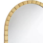 Specchio da parete ad arco Uttermost Portina oro opaco 24 x 48