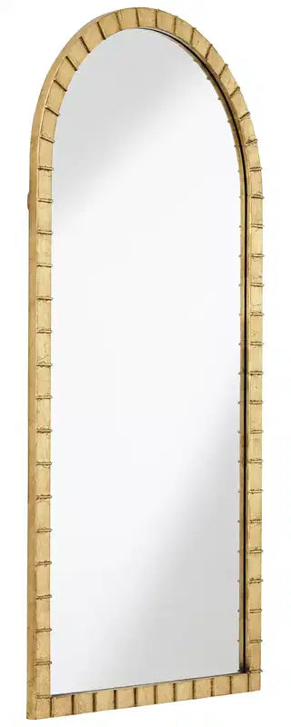 Specchio da parete ad arco Uttermost Portina oro opaco 24 x 48