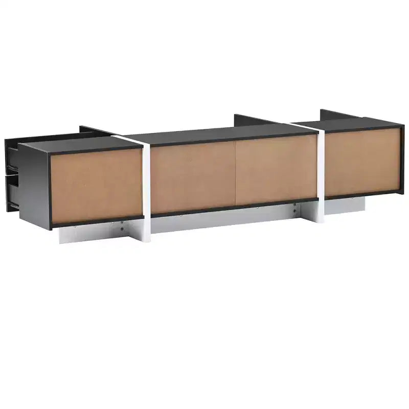 Modern TV Stand for TVs up to 80'' with High Gloss UV Surface-ModernLuxe