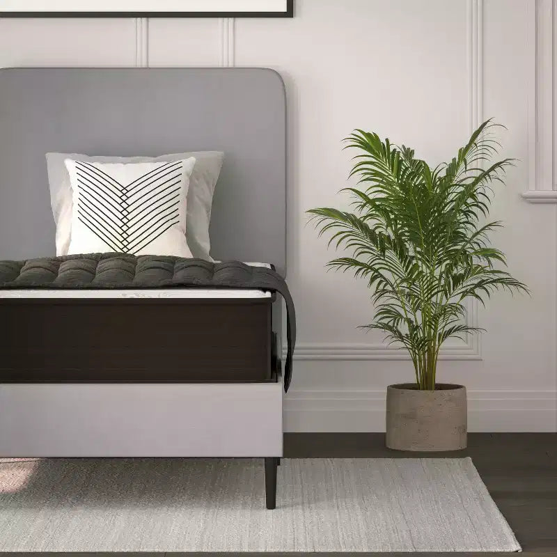 Flash Furniture Dream 10 Inch Hybrid Mattress, High Density Foam and Pocket Spring Mattress in a Box, CertiPur-US Certified Foam