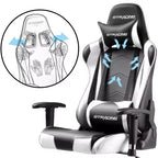 Gaming Office Chair PU Leather with Adjustable Headrest and Lumbar Pillow - GTRACING