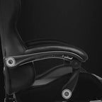 Sedia da Gaming con Poggiapiedi e Cuscino Massaggiante Lombare Ergonomico in Pelle PU - GTRACING