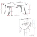 7pc Malone V Dining Set - WyndenHall