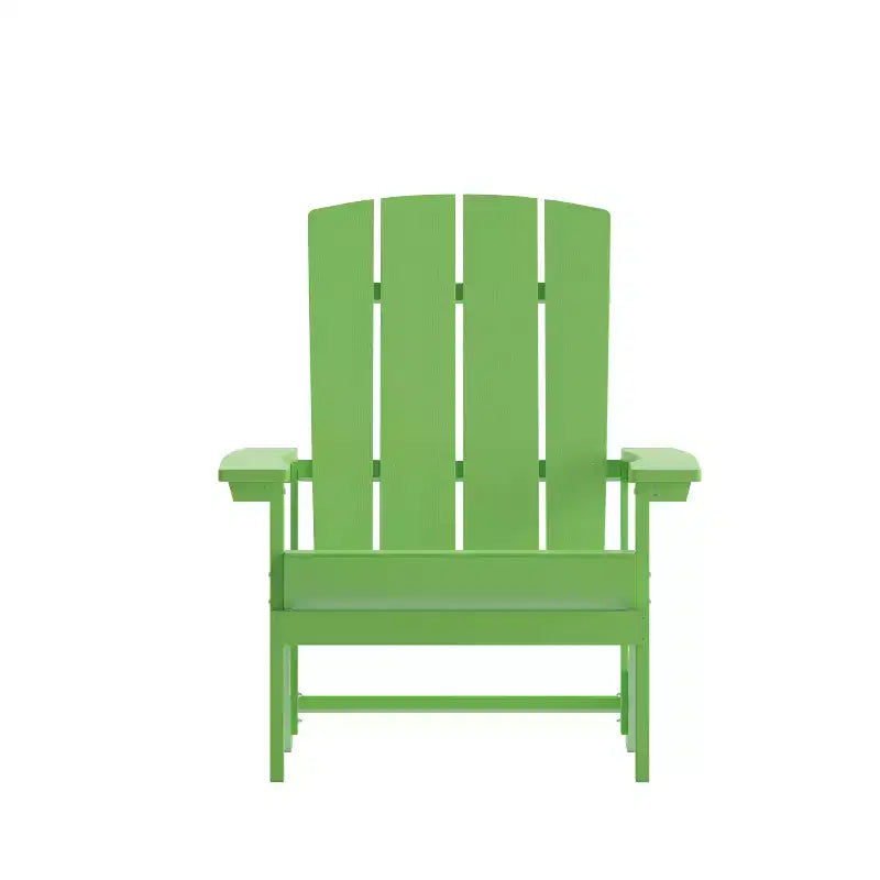 Merrick Lane All-Weather Poly Resin Wood Adirondack Chair