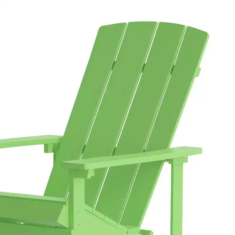 Merrick Lane All-Weather Poly Resin Wood Adirondack Chair