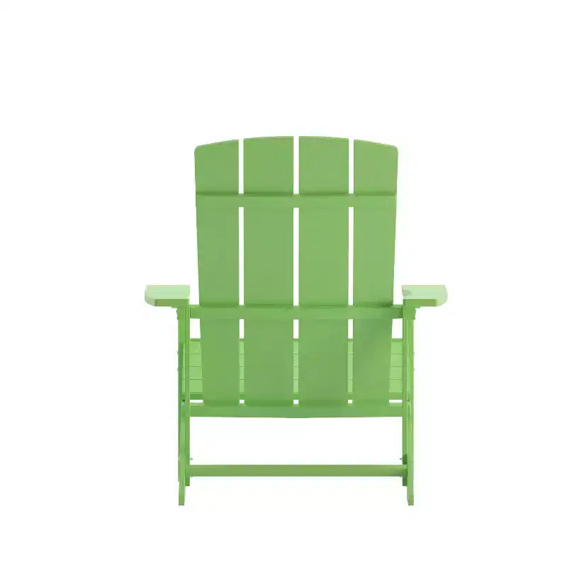 Merrick Lane All-Weather Poly Resin Wood Adirondack Chair