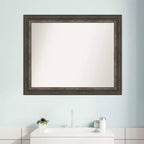 Specchio da parete per bagno Amanti Art Alta Rustic Char non smussato