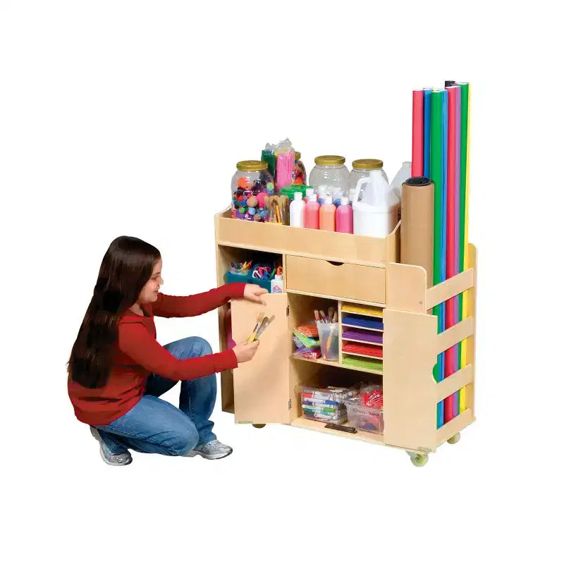 Carrello per attività artistiche per bambini Guidecraft