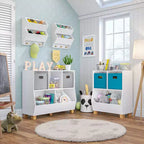 RiverRidge Kids' Catch-All 24 Toy Storage Organizer with 2 Cubbies and 2 Storage Compartments