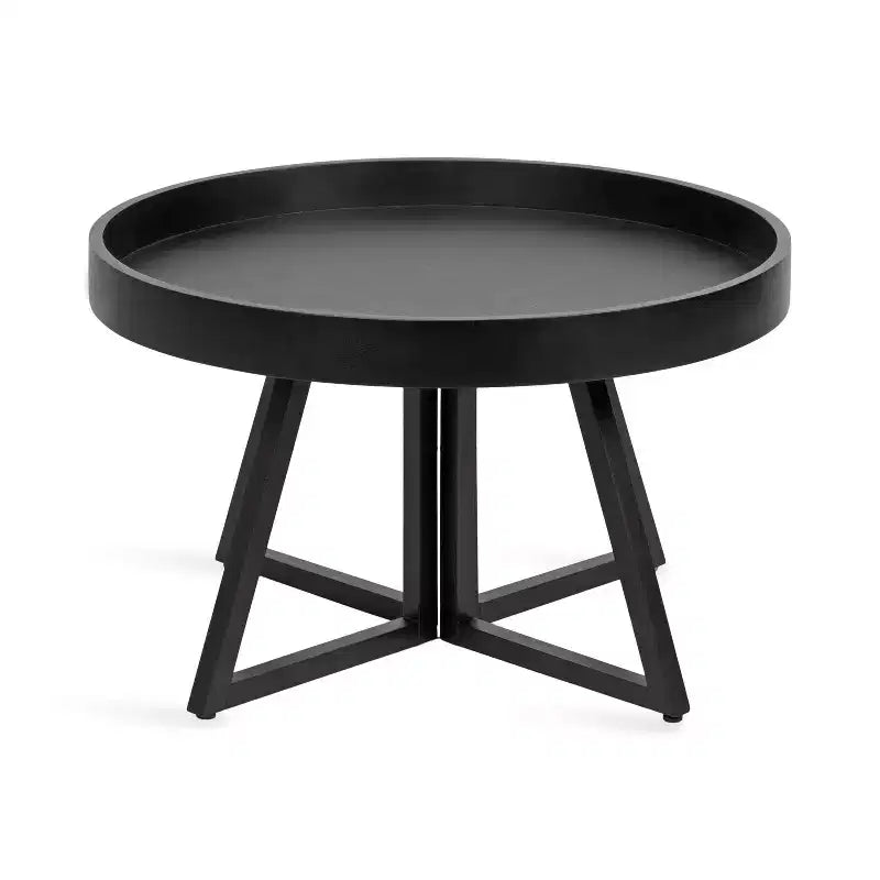Kate and Laurel Avery Round Wood Coffee Table