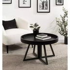 Kate and Laurel Avery Round Wood Coffee Table