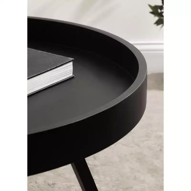 Kate and Laurel Avery Round Wood Coffee Table