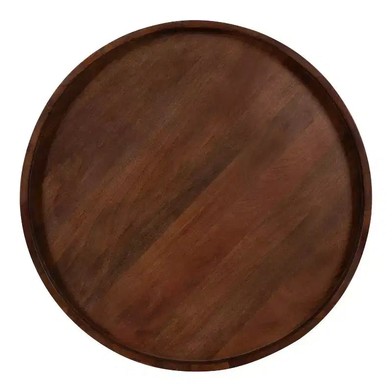Kate and Laurel Avery Round Wood Coffee Table