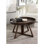 Kate and Laurel Avery Round Wood Coffee Table