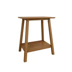 Max & Lily Solid Wood Nightstand, Mid-Century Modern Bedside Table, Side Table for Bedroom