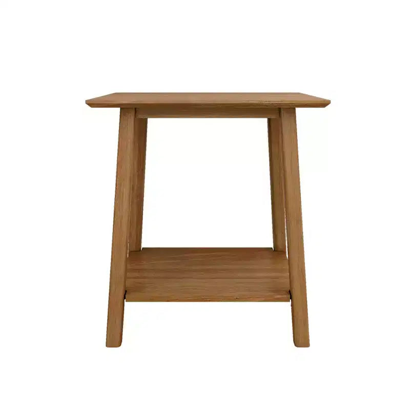 Max & Lily Solid Wood Nightstand, Mid-Century Modern Bedside Table, Side Table for Bedroom