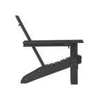 Sedia Adirondack Emma e Oliver con portabicchieri, sedia Adirondack in HDPE resistente alle intemperie