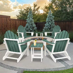Aoodor HDPE Outdoor All-Weather Folding Adirondack Chair for Patio, Garden, Backyard, Deck Lawn Fire Pit 32'' (L) x 29'' (W) x 37'' (H)