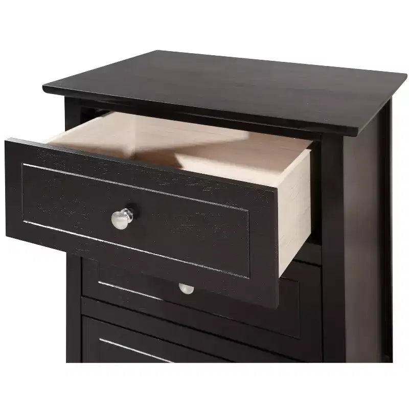Passion Furniture Comodino a 3 cassetti Daniel (63,5 cm A x 48,25 cm L x 38 cm P)
