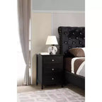 Passion Furniture Comodino a 3 cassetti Daniel (63,5 cm A x 48,25 cm L x 38 cm P)