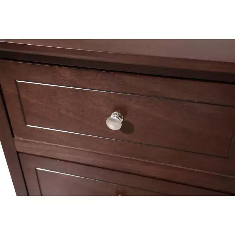 Passion Furniture Comodino a 3 cassetti Daniel (63,5 cm A x 48,25 cm L x 38 cm P)
