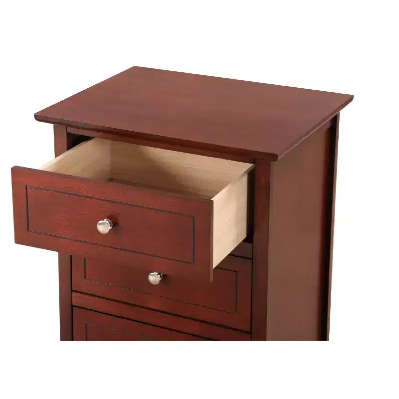 Passion Furniture Comodino a 3 cassetti Daniel (63,5 cm A x 48,25 cm L x 38 cm P)