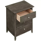 Passion Furniture Comodino a 3 cassetti Daniel (63,5 cm A x 48,25 cm L x 38 cm P)