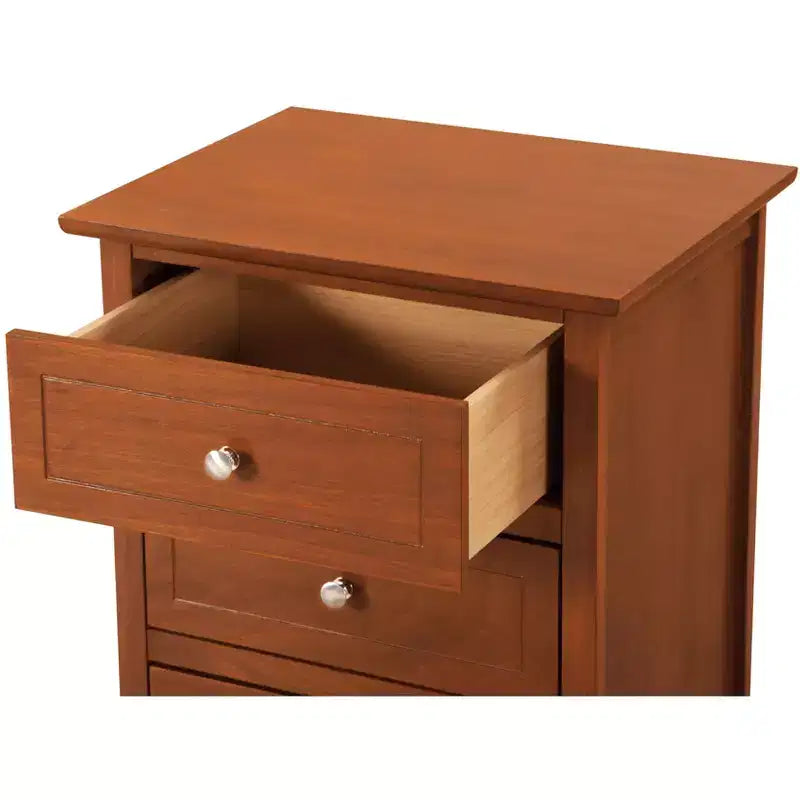 Passion Furniture Comodino a 3 cassetti Daniel (63,5 cm A x 48,25 cm L x 38 cm P)