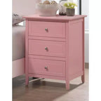 Passion Furniture Comodino a 3 cassetti Daniel (63,5 cm A x 48,25 cm L x 38 cm P)