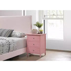 Passion Furniture Comodino a 3 cassetti Daniel (63,5 cm A x 48,25 cm L x 38 cm P)
