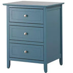 Passion Furniture Comodino a 3 cassetti Daniel (63,5 cm A x 48,25 cm L x 38 cm P)