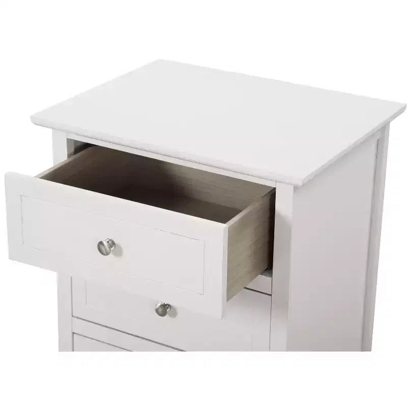 Passion Furniture Comodino a 3 cassetti Daniel (63,5 cm A x 48,25 cm L x 38 cm P)