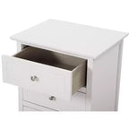 Passion Furniture Comodino a 3 cassetti Daniel (63,5 cm A x 48,25 cm L x 38 cm P)