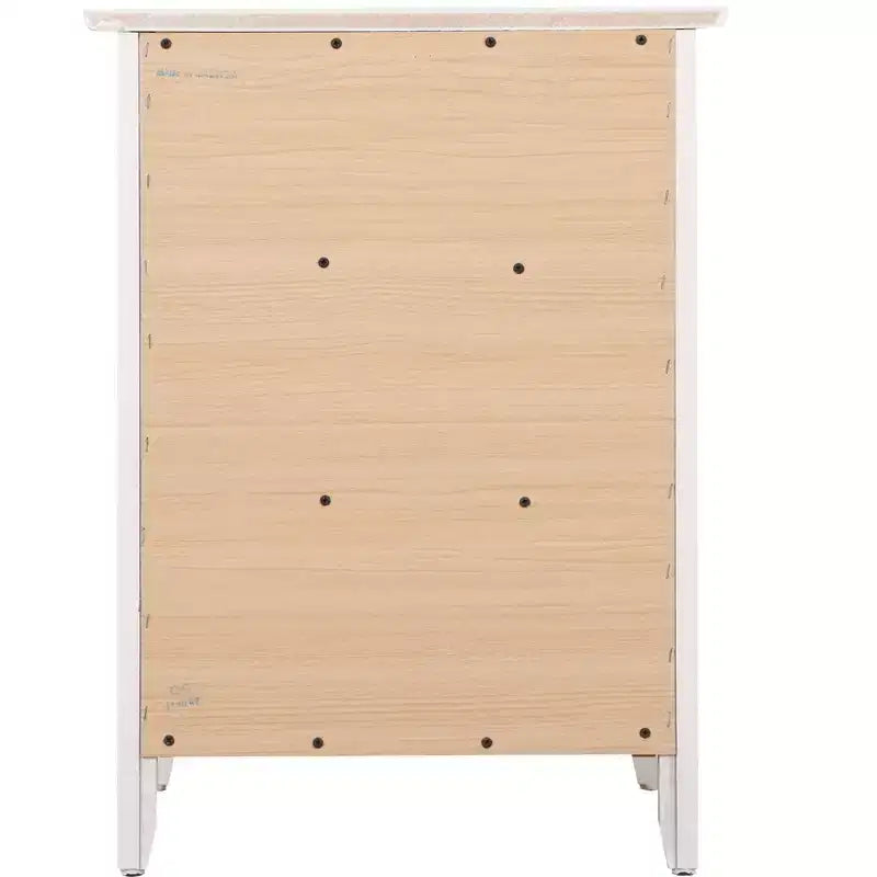 Passion Furniture Comodino a 3 cassetti Daniel (63,5 cm A x 48,25 cm L x 38 cm P)