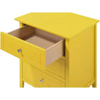 Passion Furniture Comodino a 3 cassetti Daniel (63,5 cm A x 48,25 cm L x 38 cm P)