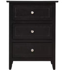 Passion Furniture Comodino a 3 cassetti Daniel (63,5 cm A x 48,25 cm L x 38 cm P)