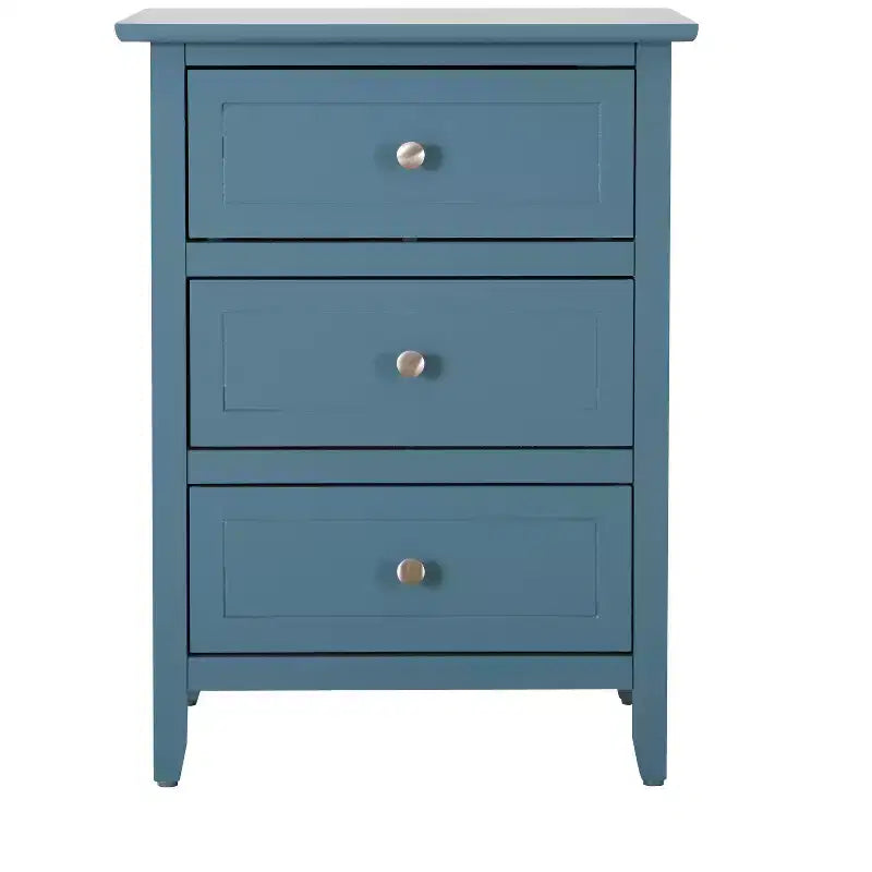 Passion Furniture Comodino a 3 cassetti Daniel (63,5 cm A x 48,25 cm L x 38 cm P)
