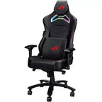 ASUS ROG Chariot RGB Sedia Gaming con Supporto Lombare in Memory Foam, Braccioli Regolabili 4D, Schienale Reclinabile, Materiale in Similpelle Traspirante