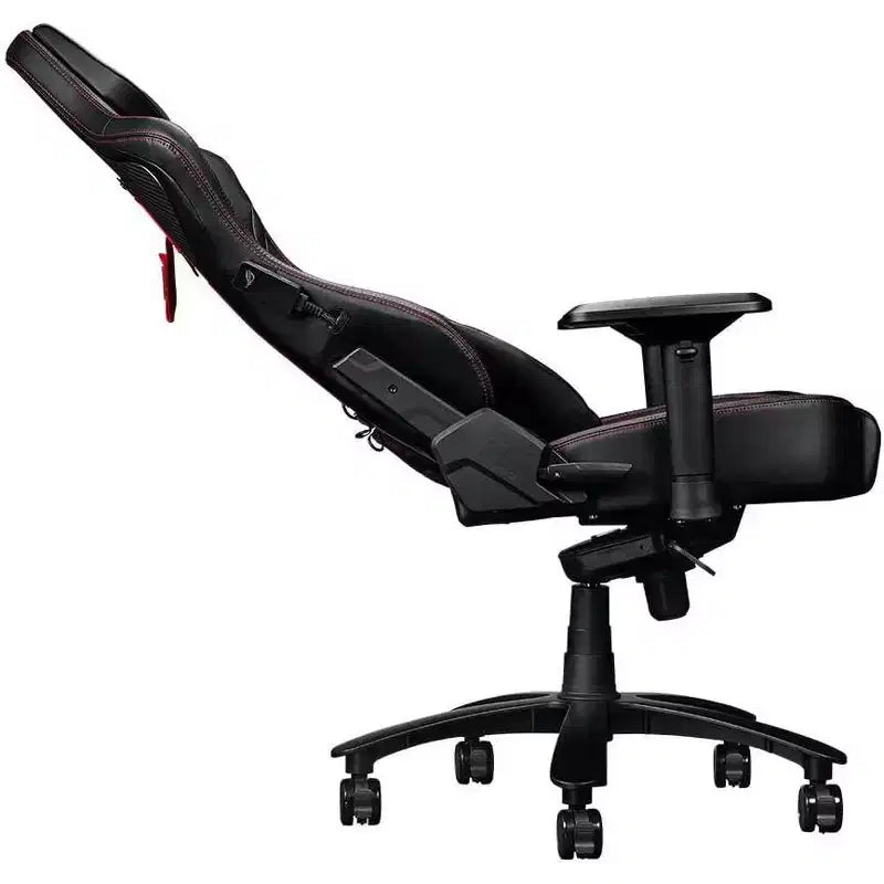 ASUS ROG Chariot RGB Sedia Gaming con Supporto Lombare in Memory Foam, Braccioli Regolabili 4D, Schienale Reclinabile, Materiale in Similpelle Traspirante